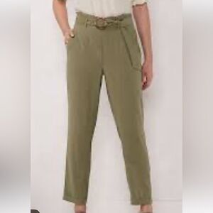 Women's LC Lauren Conrad Slim-Fit Paper Bag Trouser Size Medium